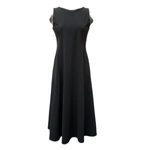 Uniqlo AIRism Ultra Stretch Sleeveless Dress Women's Size Medium Black